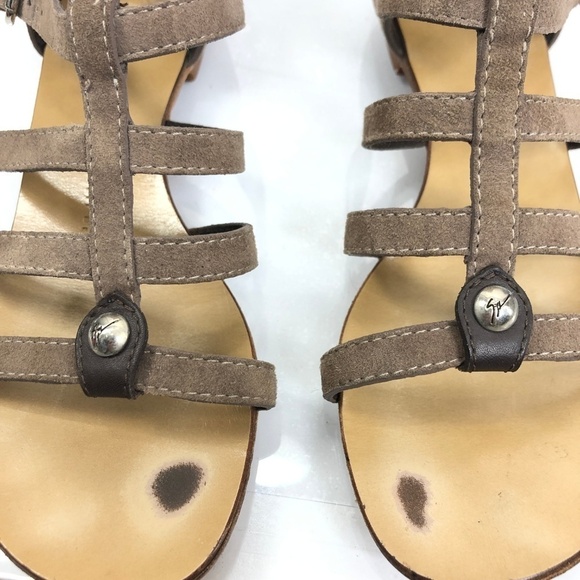 GIUSEPPE ZANOTTI  6.5 Suede Gladiator Sandal - Picture 8 of 8